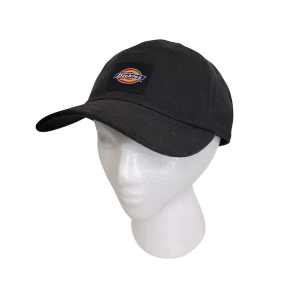 Dickies Workwear Black Cotton Snapback Baseball Hat Cap NWT - Picture 1 of 8